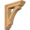 Ekena Millwork Legacy Slat Rough Sawn Bracket w/ Offset Brace, Western Red Cedar, 8"W x 32"D x 36"H BKT0806X32X36LEC06RWR - alternate 1